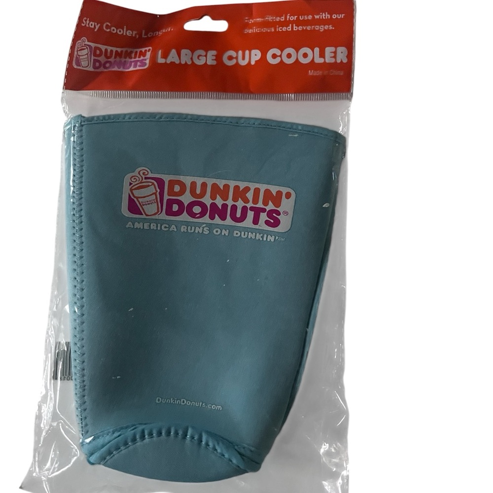 Dunkin’ Donuts 32oz Drink Sleeve Koozie Cooler New Large Cup